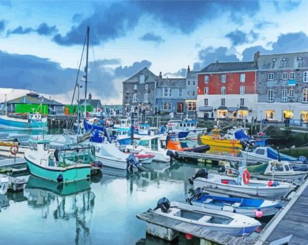 Padstow Harbour Diamond Painting
