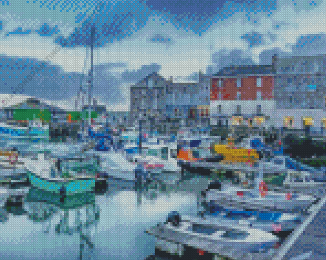 Padstow Harbour Diamond Painting