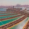 Palm Jumeirah Island Diamond Painting