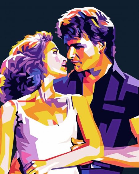 Patrick Swayze And Jennifer Grey Diamond Painting