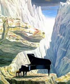 Piano Landscape By Dominique Appia Diamond Painting