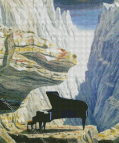 Piano Landscape By Dominique Appia Diamond Painting