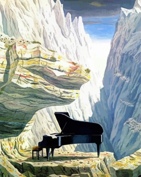Piano Landscape By Dominique Appia Diamond Painting