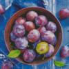 Fresh Plums Fruits Diamond Painting