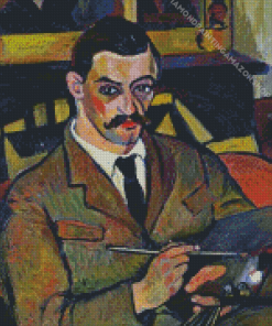 Portrait Of Maurice Utrillo By Valadon Diamond Painting