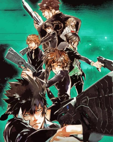 Psycho Pass Anime Diamond Painting