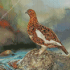 Ptarmigan Bird Diamond Painting