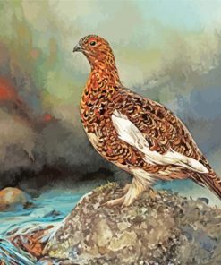 Ptarmigan Bird Diamond Painting