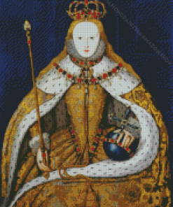 Queen Elizabeth Portrait Diamond Painting