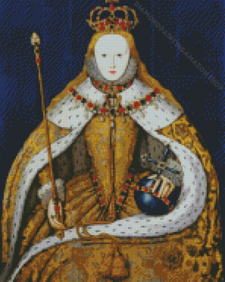Queen Elizabeth Portrait Diamond Painting