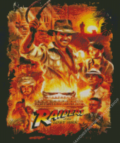 Raiders Of The Lost Ark Poster Diamond Painting