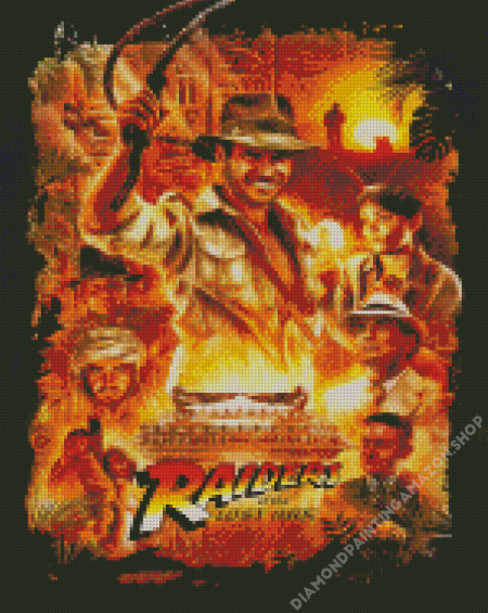 Raiders Of The Lost Ark Poster Diamond Painting