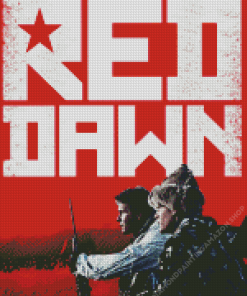 Red Dawn Film Diamond Painting