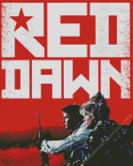 Red Dawn Film Diamond Painting
