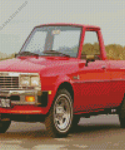 Red Ram 50 Truck Diamond Painting