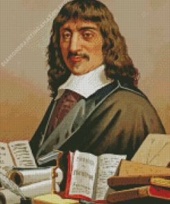 Rene Descartes Philosopher Art Diamond Painting