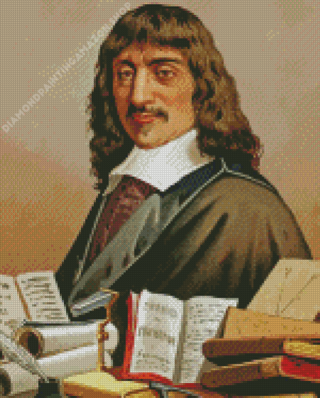 Rene Descartes Philosopher Art Diamond Painting