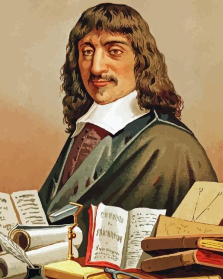 Rene Descartes Philosopher Art Diamond Painting