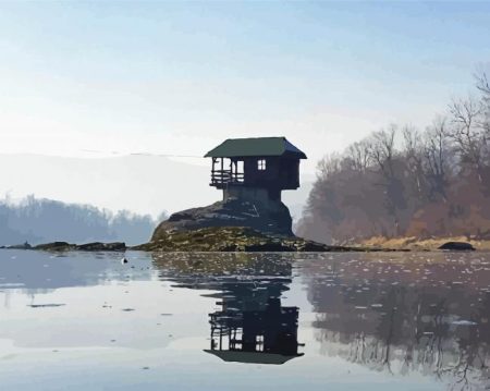 River House On The Rock Diamond Painting