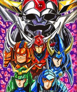 Ronin Warriors Anime Diamond Painting