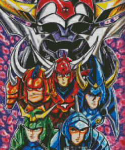 Ronin Warriors Anime Diamond Painting