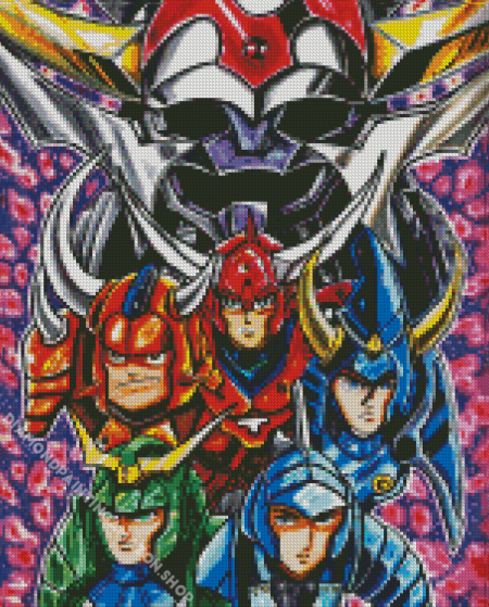 Ronin Warriors Anime Diamond Painting