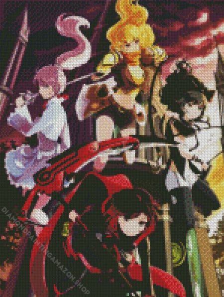 Rwby Anime Serie Diamond Painting