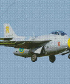 Saab 29 Tunnan Diamond Painting