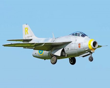 Saab 29 Tunnan Diamond Painting