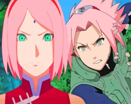 Sakura And Sasori Anime Diamond Painting