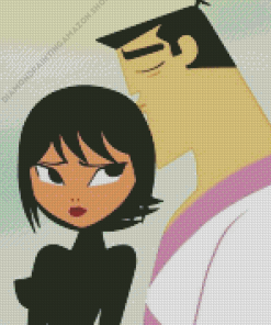 Samurai Jack And Ashi Diamond Painting