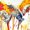 Sandhill Cranes Birds Art Diamond Painting