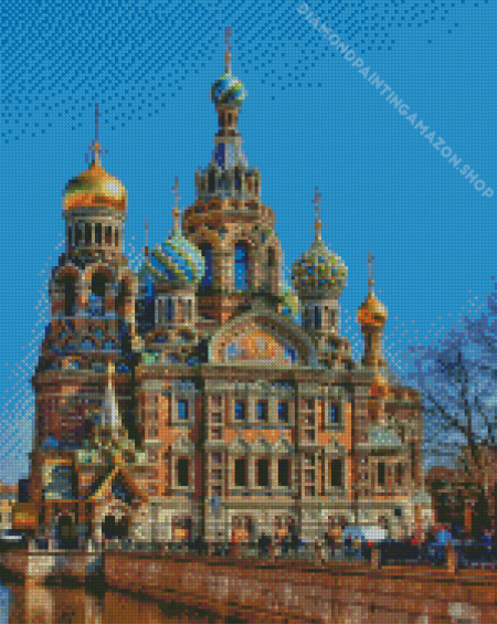 Savior On The Spilled Blood Diamond Painting