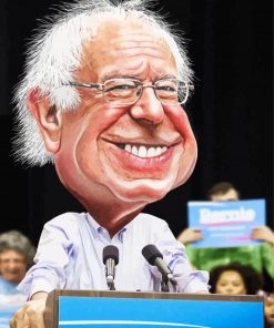 Senator Bernie Sanders Caricature Diamond Painting