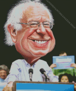 Senator Bernie Sanders Caricature Diamond Painting