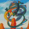 Shenron Illustration Diamond Painting