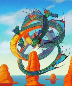 Shenron Illustration Diamond Painting