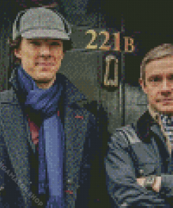 Sherlock Holmes And Doctor Watson Diamond Painting