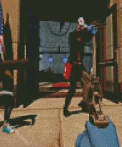 Shooter Game Payday Diamond Painting