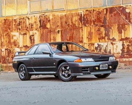 Skyline R32 Gtr Car Diamond Painting
