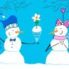 Christmas Snow Date Diamond Painting