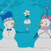 Christmas Snow Date Diamond Painting