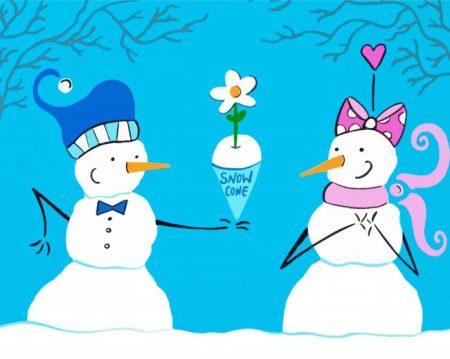 Christmas Snow Date Diamond Painting