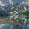 Snowy Tatra Mountains Diamond Painting