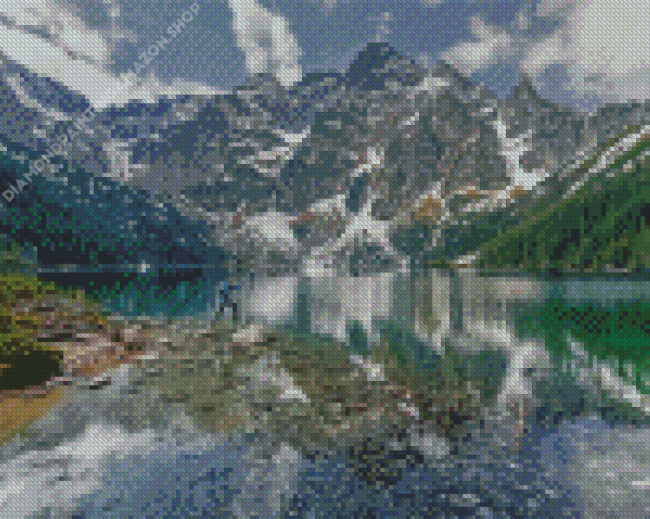 Snowy Tatra Mountains Diamond Painting