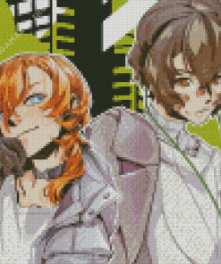 Soukoku Anime Character Diamond Painting