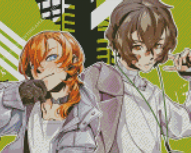 Soukoku Anime Character Diamond Painting