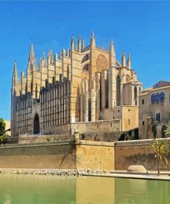 Spain Palma Santa Maria Cathedral Diamond Painting