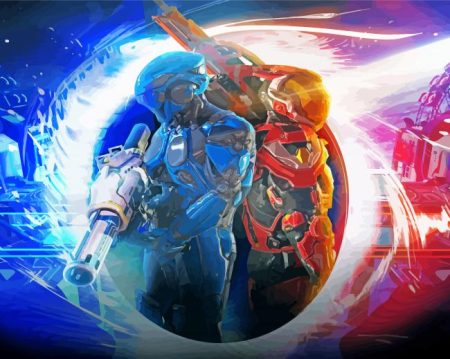 Splitgate Game Diamond Painting