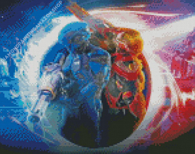 Splitgate Game Diamond Painting